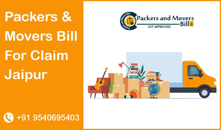 Packers and Movers Bill For Claim Jaipur